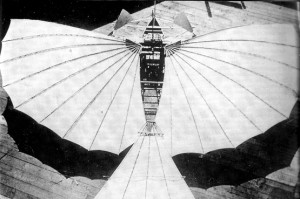 "Photo of Gustave Whitehead's first to fly airplane