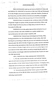 "Smithsonian-Wright Agreement of 1948" page 1